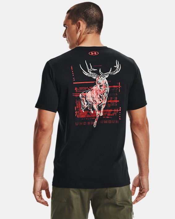 Men's UA Elk Skullmatic T-Shirt, Black, pdpMainDesktop image number 0